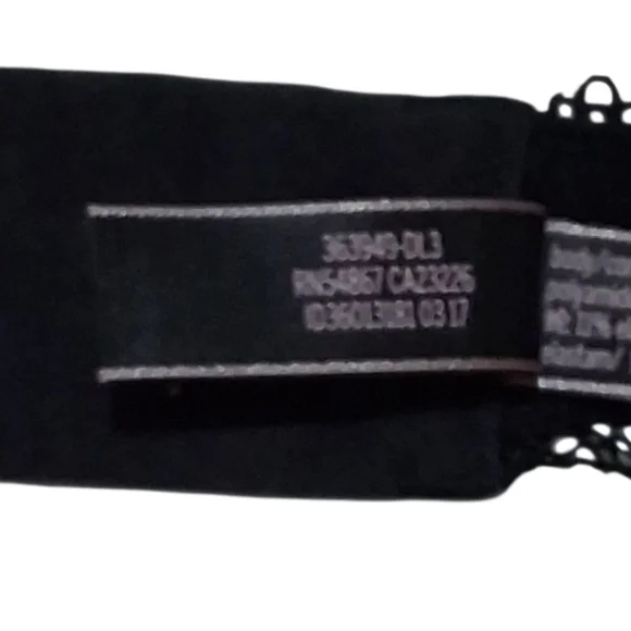 EUC Victoria's Secret Black Sz. S Unlined No Underwire Mesh/Lace Bra - Picture 6 of 7